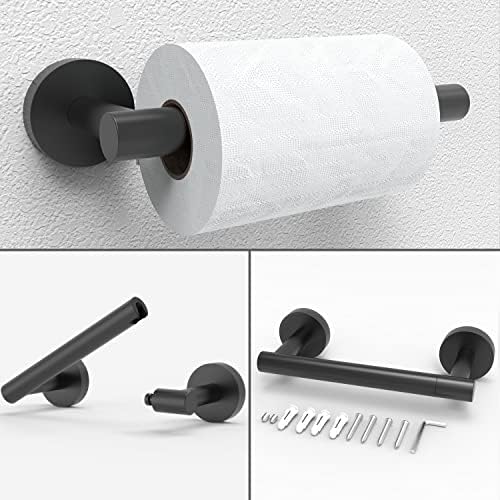Stainless Steel Toilet Paper Holder with Rust-Resistant Matte Finish