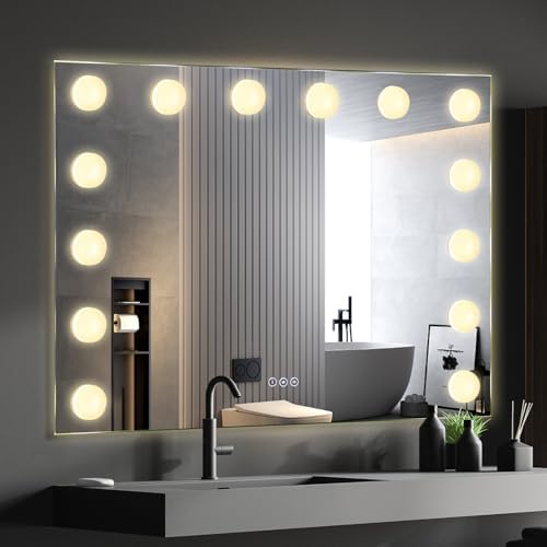 Oversized LED Vanity Mirror for Women