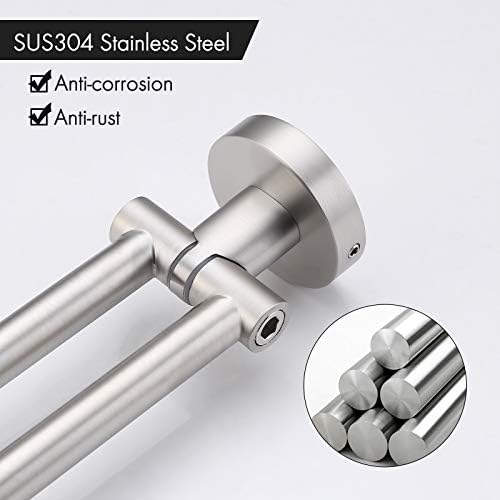 Stainless Steel Swivel Towel Bar for Efficient Towel Drying