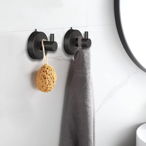 4 Essential Suction Cup Towel Hooks for Bathroom More