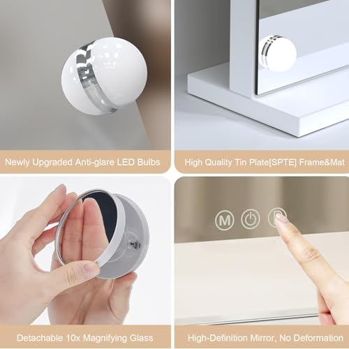 Charming 3-Mode Lighting Vanity Mirror