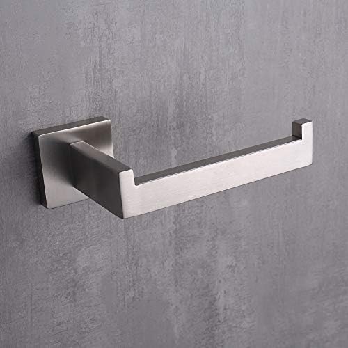 TASTOS Stainless Steel Toilet Paper Holder Modern Design Durable Rust-Resistant