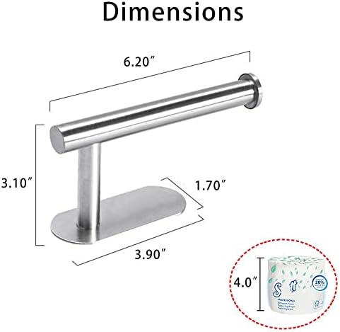 3M Stainless Steel Toilet Paper Holder No Drilling