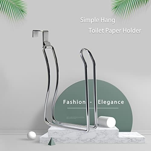 Space-Saving Toilet Paper Holder Chrome