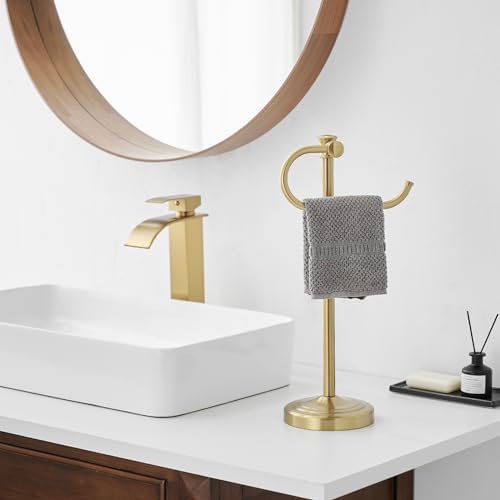 BESy 17-Inch Brushed Gold Towel Bar