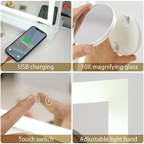 Sucedey Vanity Mirror with Lights for Makeup