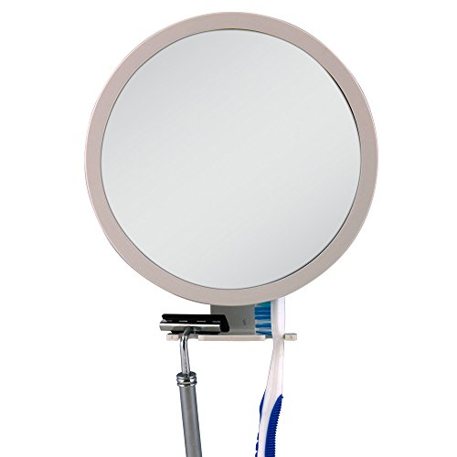Zadro Fog-free Adjustable shower Grooming mirror for beard facial hair