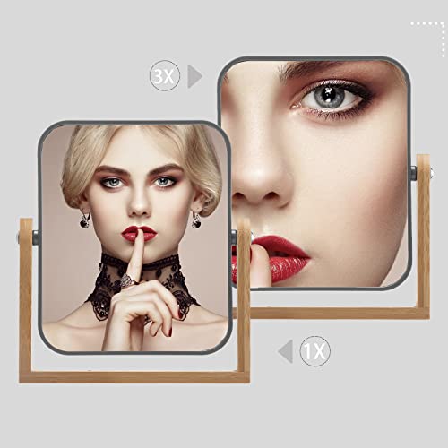 YEAKE 3 Magnifying Makeup Mirror with 360 Rotation