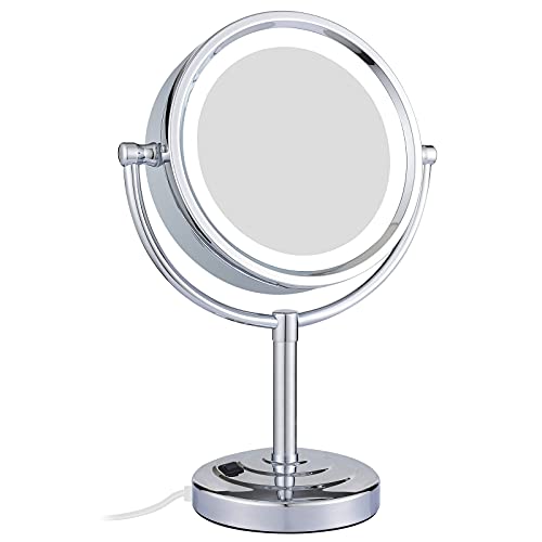 GURUN 85-inch LED Magnifying Mirror Vanity Dual Sided 10X