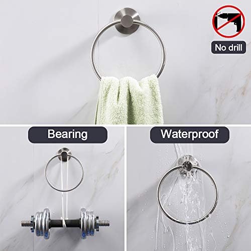 GERUIKE Modern Adhesive Towel Ring