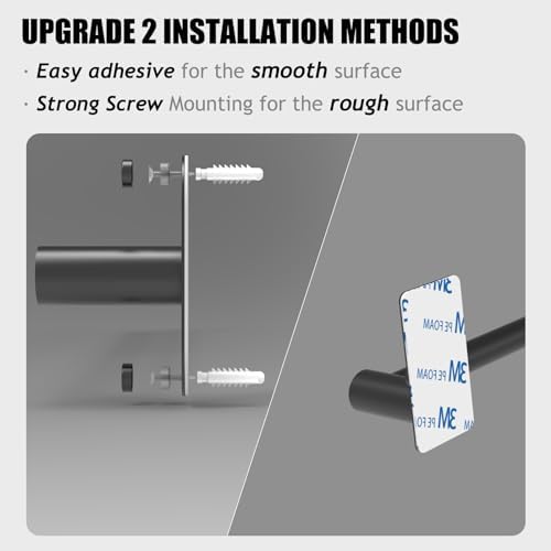 Adjustable Towel Bar 304 Steel DimensionsWall-Mounted
