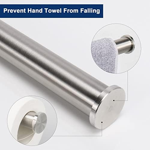 NearMoon Dual Toilet Hand Towel Holder 304 Stainless Steel Set