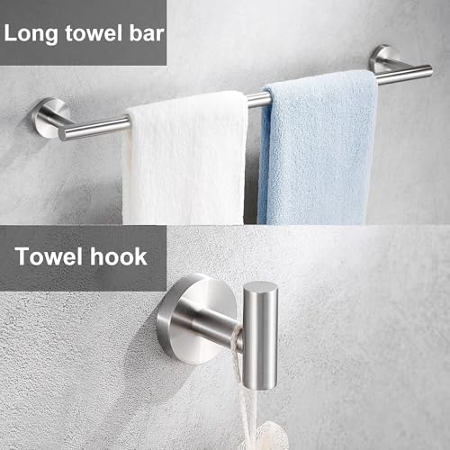 6-Piece Brushed Nickel Bathroom Set