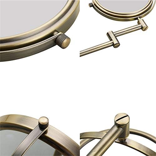 8-Inch Wall-Mounted Makeup Mirror with 10X Magnification