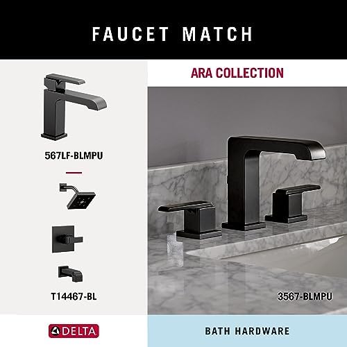 Matte Black Single Towel Hook for the Bathroom