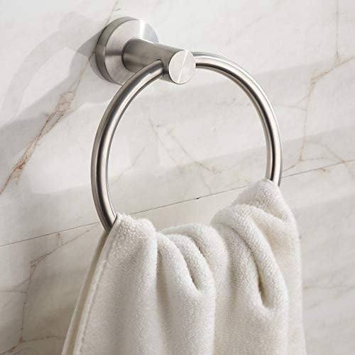 BGL Stainless Steel Towel Ring Brushed Nickel