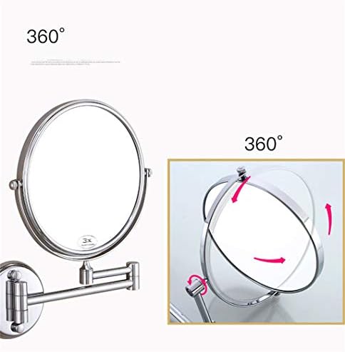3X Magnifying Shaving Makeup Mirror with 8-inch Diameter