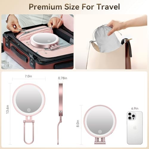 IMIKona Travel Makeup Mirror