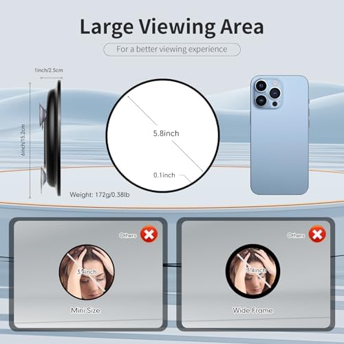 Travel Magnifier 30x Concave Makeup Mirror