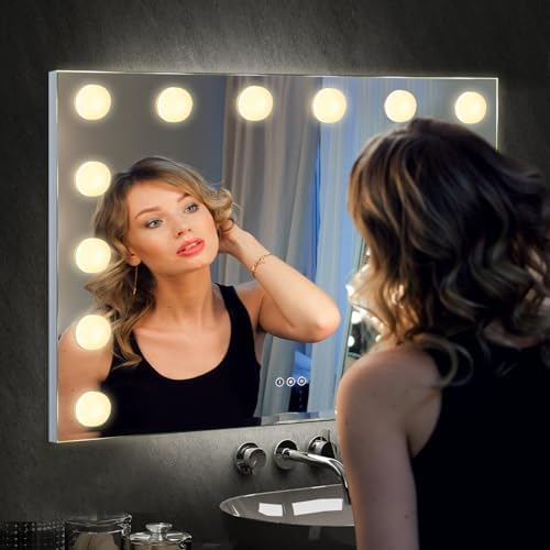 Oversized LED Vanity Mirror for Women