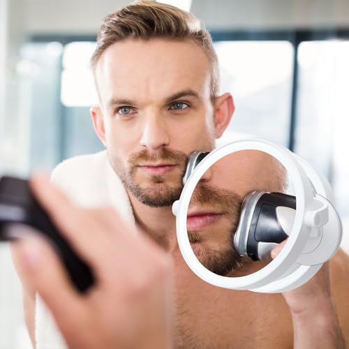 10x Magnifying Shower Mirror for Men