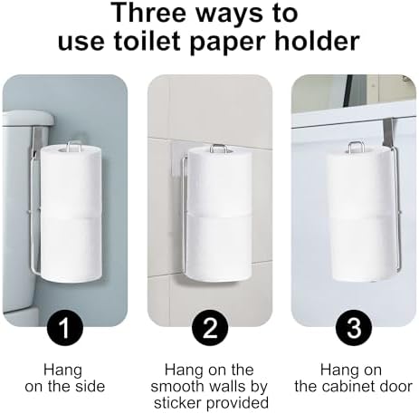 Sturdy Space-Saving Toilet Paper Holder
