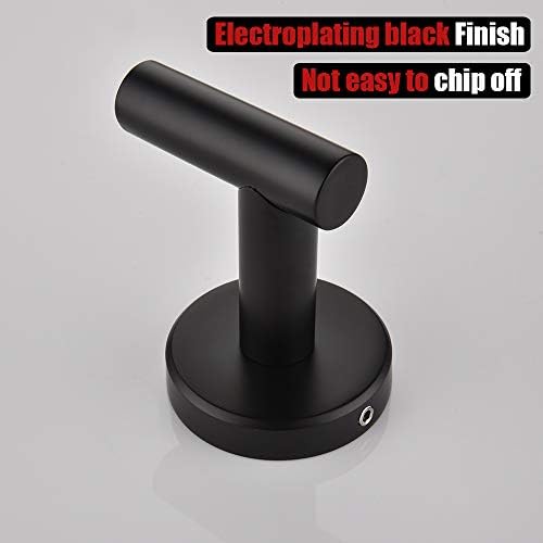 Professional Black Bathroom Towel Hook Set