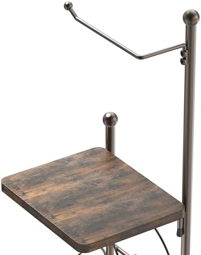Toilet Paper Holder with Storage Bronze