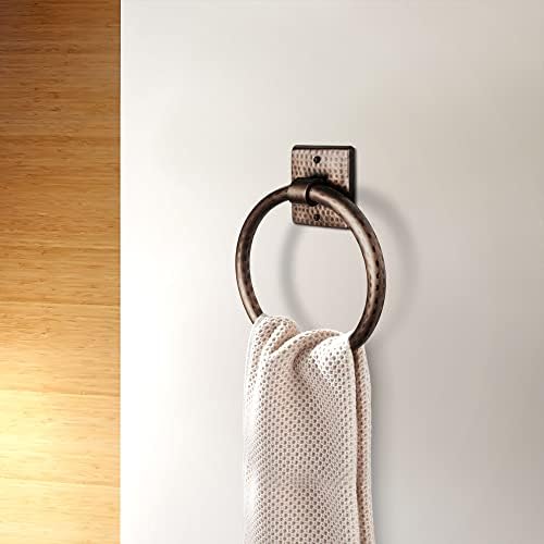 Monarch Abode 17089 Metal Round Towel Ring Holder