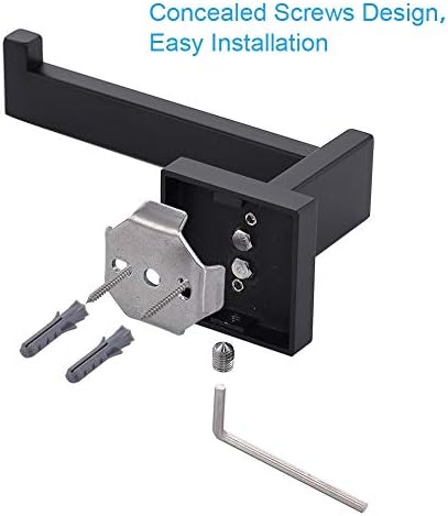 Tastos Toilet Paper Holder Matte Black