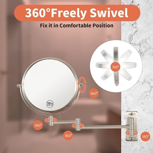 Erlingeryi 8 Wall Mounted Makeup Mirror
