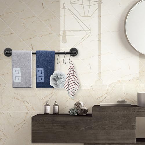 Heavy Duty Rustic Bathroom Towel Bar