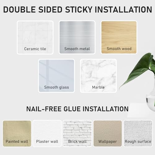 Sturdy Durable Adhesive Towel Holder Basil Black