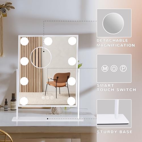 Elegant Vanity Mirror with Changing Lights to Dish with Your Best Look