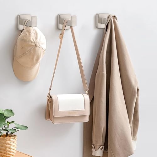 NearMoon Bath Towel Hook Stainless Steel 3 Pack