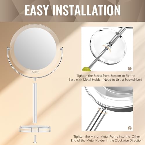 20X Magnifying Double Sided Makeup Mirror for Women