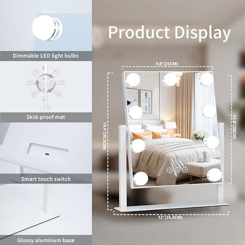 Elegant Lighted Vanity Mirror