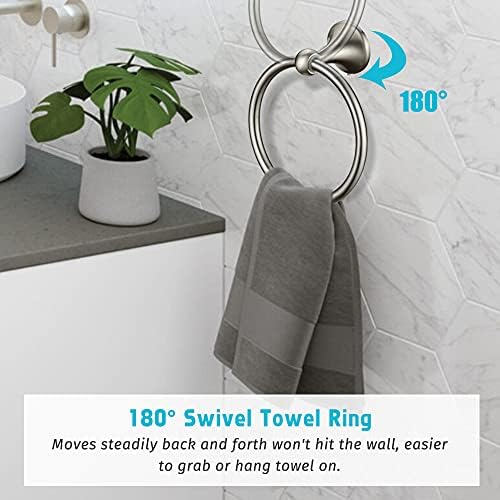 SUNTAI 4-Piece Adjustable Adjustable Bathroom Accessory Set