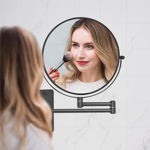 8-inch 10X dual-sided wall-mounted vanitymakeup mirror