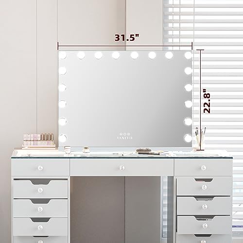 VANITII Hollywood Vanity Mirror with Lights