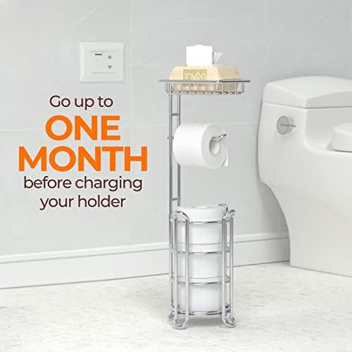 TreeLen Toilet Paper Holder Stand Chrome