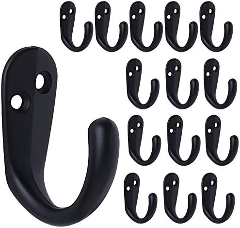 Compact 15PCS Coat Hooks for Home Use