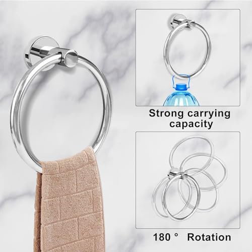 Sturdy Chrome Bathroom Accessory Set