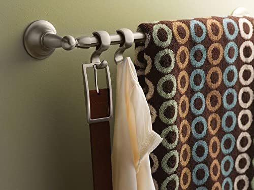 Moens Sage Collection Spot Resist Brushed Nickel Towel Bar