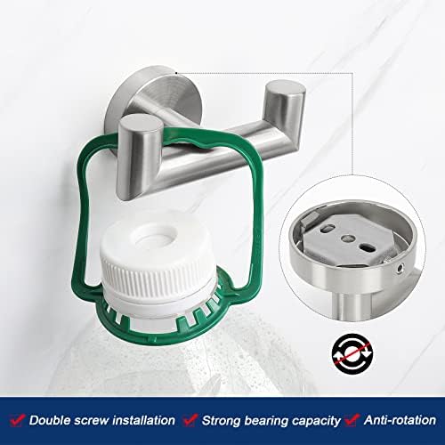 NearMoon Double Towel Hook Heavy Duty Rustproof