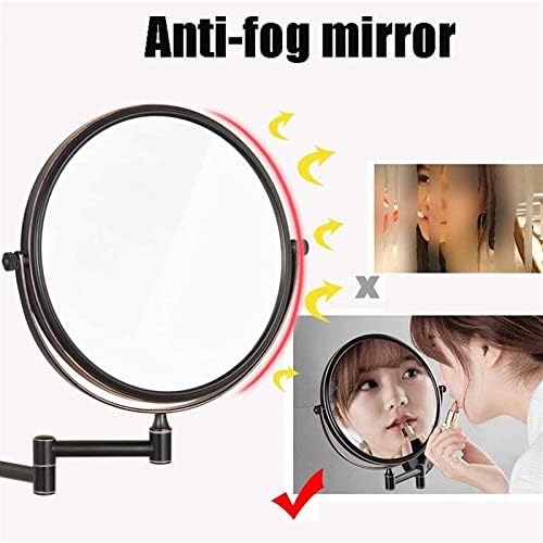 Gold 8Inch Makeup Mirror with 3X Magnification