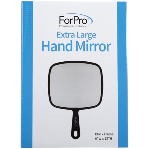 ForPro Professional Collection Extra Large Hand Mirror with Handle