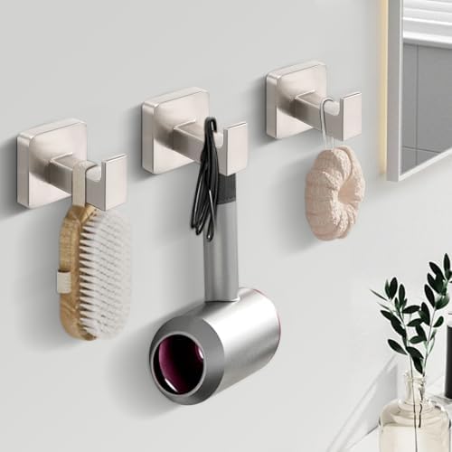 NearMoon Bath Towel Hook Stainless Steel 3 Pack