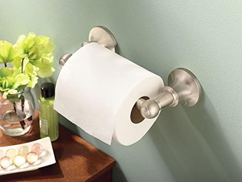 Muen Vale Brushed Nickel Double Post Toilet Paper Holder