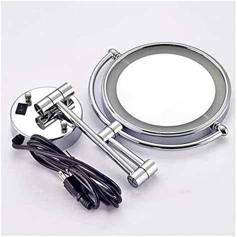 ZADiko Wall-Mounted Makeup Mirror with 7x LED Magnification